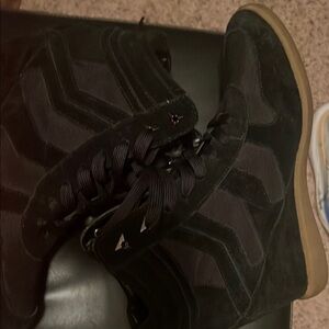 Black High-Top Sneakers